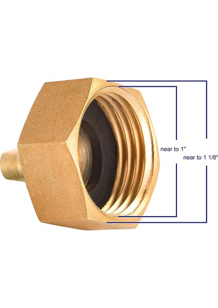 Bahçe Hortumu Adaptörü, 3/4 Inç Dişi Ght - 1/4 Inç Sulama (Yurt Dışından) indirimleri
