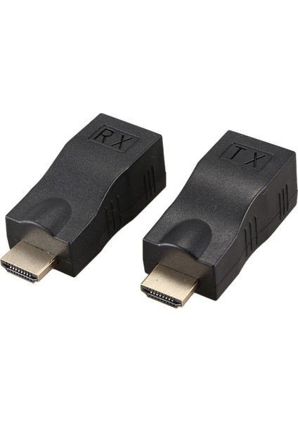 4K 3D 1.4 30M - RJ45 Over Cat 5e/6 Ağ Lan Ethernet Adaptörü (Yurt Dışından)