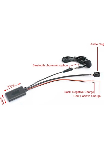 E60 E63 E87 E88 E81 E82 Için Araç Bluetooth 5.0 Aux Kablo Adaptörü (Yurt Dışından)