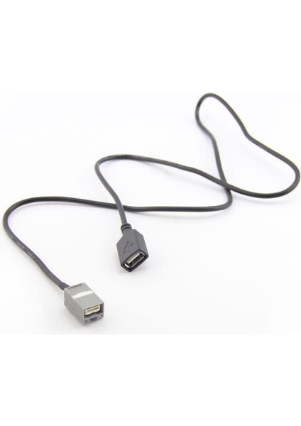 08+ Sonrası Anlaşma Için Araba 90 cm USB Dişi Bağlantı Noktası Kablosu Aux (Yurt Dışından)