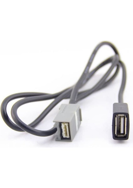 08+ Sonrası Anlaşma Için Araba 90 cm USB Dişi Bağlantı Noktası Kablosu Aux (Yurt Dışından)