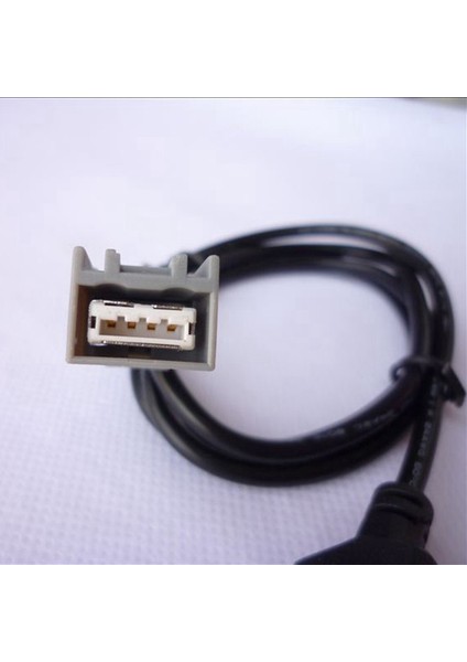 08+ Sonrası Anlaşma Için Araba 90 cm USB Dişi Bağlantı Noktası Kablosu Aux (Yurt Dışından)