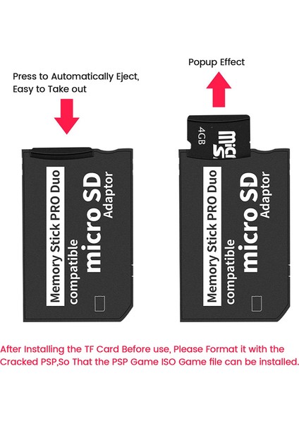 Pro Duo Mini Microsd Tf'yi Ms Adaptörüne Sd Sdhc Kart Okuyucuya Yapıştırın (Yurt Dışından) indirimleri