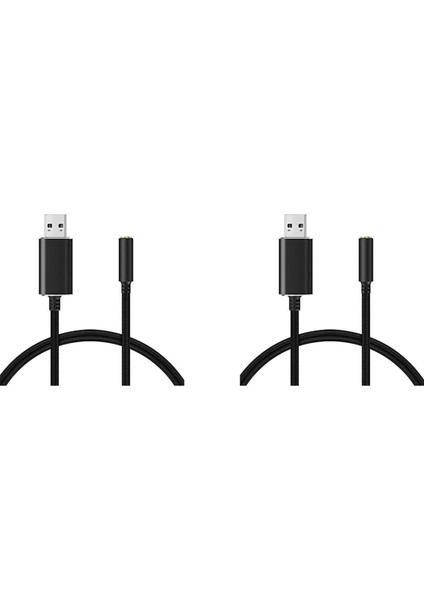 Pc Için Usb'den 3,5 Mm'ye Ses Adaptörü ve Mikrofon Jakı (Yurt Dışından)