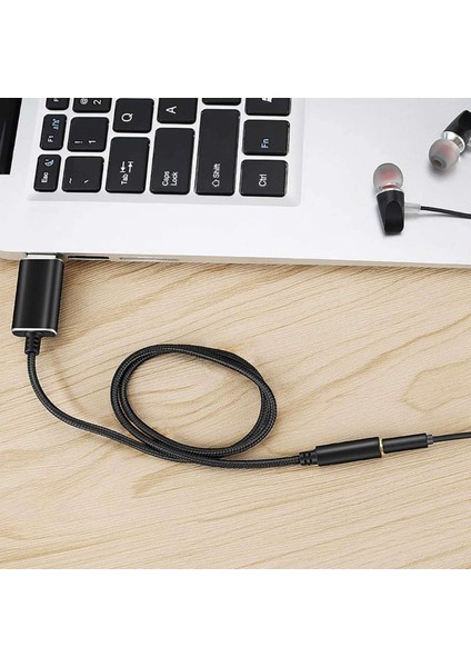 Pc Için Usb'den 3,5 Mm'ye Ses Adaptörü ve Mikrofon Jakı (Yurt Dışından) fiyatları