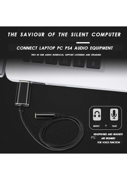 Pc Için Usb'den 3,5 Mm'ye Ses Adaptörü ve Mikrofon Jakı (Yurt Dışından) modelleri