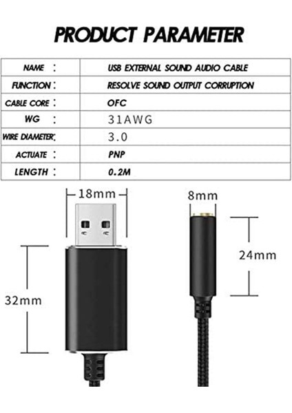 Pc Için Usb'den 3,5 Mm'ye Ses Adaptörü ve Mikrofon Jakı (Yurt Dışından) indirimleri