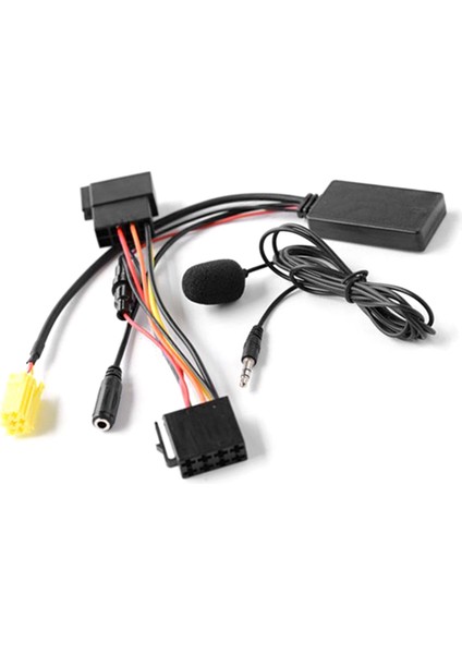6pin Araç Bluetooth Ses Adaptörü Mıc Handsfree Aux Kablosu Için 159 451 (Yurt Dışından)