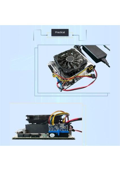 Dc-Atx 160W Doğrudan Tak Güç Modülü Dönüşüm Kartı 12V 160W 24PIN (Yurt Dışından)