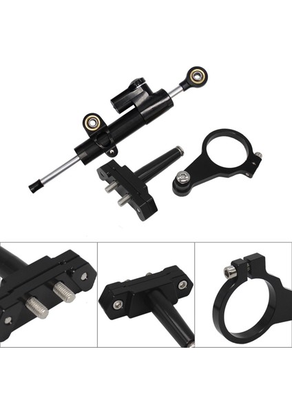 Cnc Motosiklet Direksiyon Amortisör Sabitleyici Montaj Braketi Yzf R15 V3 R15 V3 2017 2018 2019 2020 Titanyum (Yurt Dışından) fırsatları