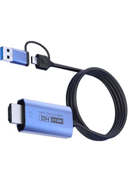 1080P 60HZ Hd Dönüştürücü Usb3.0 - Uyumlu Dönüşüm Kablosu Tip-C - Uyumlu Adaptör Kablosu (Yurt Dışından) fiyatları