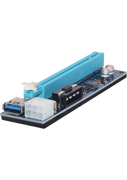 Pci-E 1x - 16X Adaptör Kartı, Btc Madenci Madenciliği Için 4pin/6pin Çift (Yurt Dışından)