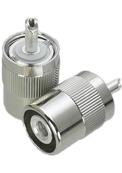 RG58 RG142 LMR195 Için 10 Adet Konnektör PL259 Uhf Erkek Fiş Lehim (Yurt Dışından)