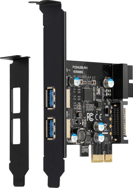 Pcı-E - USB 3.2 Adaptör Kartı, 5 Gbps Pcı Express (Pcıe) Genişletme Kartı Dahili Usb3.0 Hub Pcı Express Kartı (Yurt Dışından)