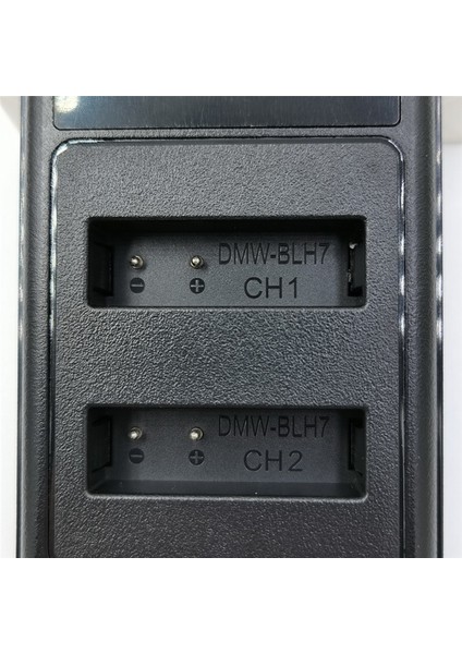 Dmw-Blh7 LED USB Çift Pil Şarj Cihazı -Gm5 -Gf7 -Gf8 Gf9 LX10 Kamera Yedek Şarj Cihazı (Yurt Dışından)