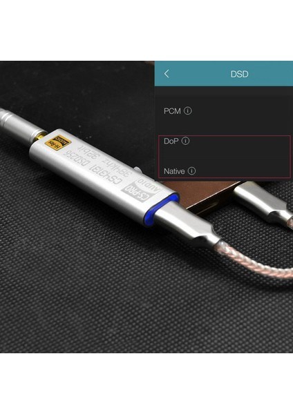 Tip C - 3.5 mm DSD256 Dekoder Android Kulaklık Amplifikatörü Adaptörü Dac Taşınabilir USB Logic Hifi WIN10 Pc Için (Yurt Dışından)