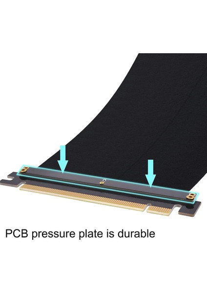 Pcı-E X16 Yükseltici 20 cm Kablo Pcı-E Express 16X3.0 Dikey Kit Atx Kasa Için Genişletme Adaptör Kablosu (Yurt Dışından) modelleri