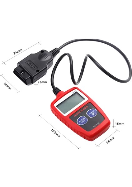Obd Atv Motosiklet Bağlantı Kablosu Obd2 Ila 8 Pinli Teşhis Adaptörü + MS309 Obd2 Tarayıcı Çoklu Dil Teşhis Aracı, B (Yurt Dışından) fiyatları