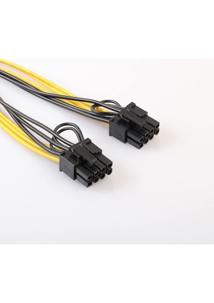 5 Adet 30CM Gpu 8pin To 2X8PIN(6+2) Grafik Kartı Madenci Için Çift Pcı-E Pcıe 8pin Güç Kaynağı Ayırıcı Kablo Kordonu (Yurt Dışından)