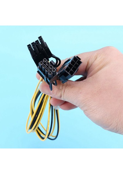 5 Adet 30CM Gpu 8pin To 2X8PIN(6+2) Grafik Kartı Madenci Için Çift Pcı-E Pcıe 8pin Güç Kaynağı Ayırıcı Kablo Kordonu (Yurt Dışından)
