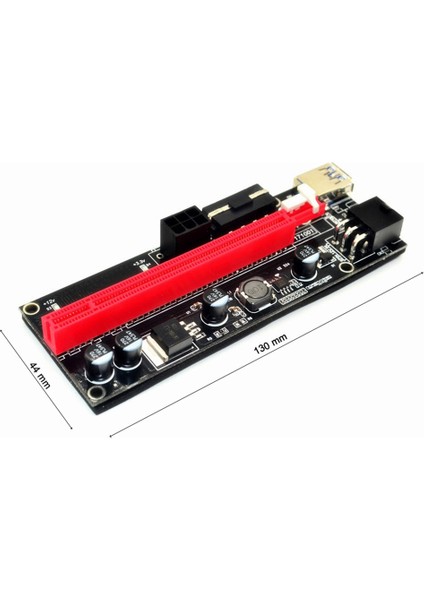 Görüntü Kartı Özel Adaptör Kartı 60CM VER009S Pcı-E Yükseltici Kart Pcıe 1x - 16X USB 3.0 Veri Kablosu Madenciliği (Yurt Dışından)