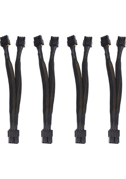 4 Adet 8 Pin Pcı-E Pcı Express Grafik Ekran Kartı Gpu VGA 8 Pin Dişi Çift Gpu 8 (6 + 2) Pin Erkek Kollu 8pin Splitter (Yurt Dışından)