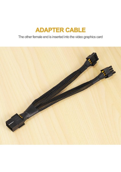 4 Adet 8 Pin Pcı-E Pcı Express Grafik Ekran Kartı Gpu VGA 8 Pin Dişi Çift Gpu 8 (6 + 2) Pin Erkek Kollu 8pin Splitter (Yurt Dışından)