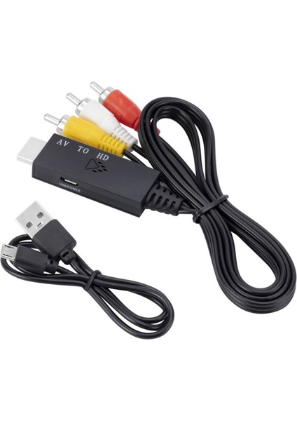 Rca - Uyumlu Dönüştürücü, Av - Uyumlu Kablo, Pc, Dizüstü Bilgisayar, Tv Için Pal Ntsc'yi Destekleyen Adaptör (Yurt Dışından)