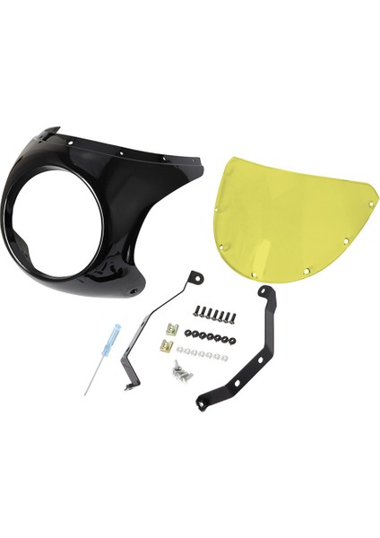 Motosiklet Ön Cam Fairing Koruyucu Evrensel Için Motosiklet Kontrast Renk Ön Cam (Yurt Dışından) fiyatları