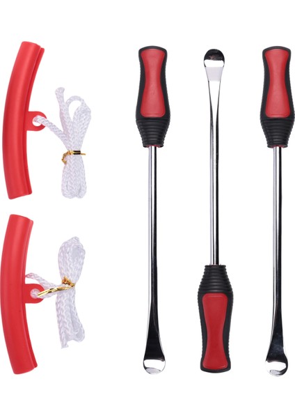5 Adet Motosiklet Lastiği Tamir Aracı Kepçe Lastik Kolu Aracı Kaşık Koruyucu Kapak ile Lastik Değiştirme Aracı (Yurt Dışından) fırsatları