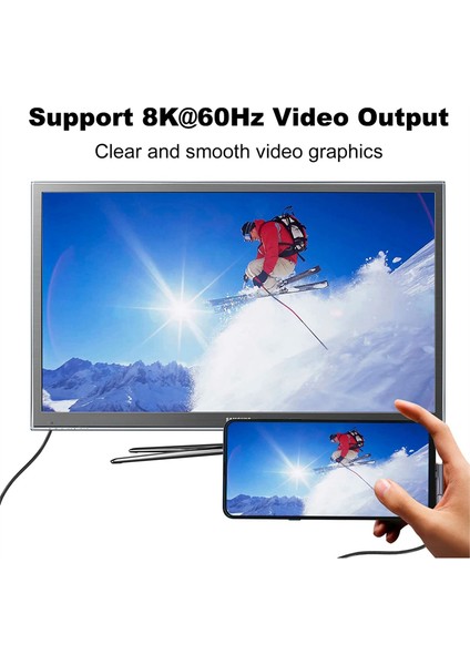 100 W USB 4.0 Tip C Adaptör Otg 40 Gbps Veri Aktarım Tablet Usb-C Telefon Pro Dizüstü Bilgisayar Için Şarj Dönüştürücü (Yurt Dışından)