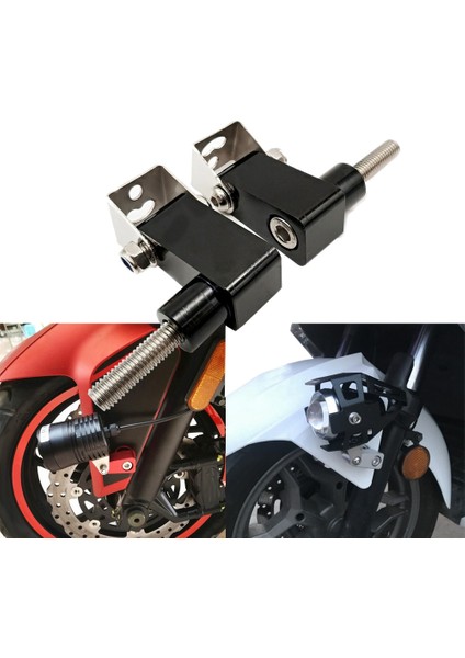 Motosiklet Alt Çatal Spot Tutucu Işıkları Lamba Montaj Braketi G310GS G310R F650GS F700GS F800GS F800R R1200RT Hp2 (Yurt Dışından)