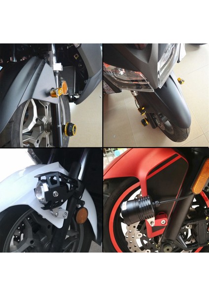 Motosiklet Alt Çatal Spot Tutucu Işıkları Lamba Montaj Braketi G310GS G310R F650GS F700GS F800GS F800R R1200RT Hp2 (Yurt Dışından)