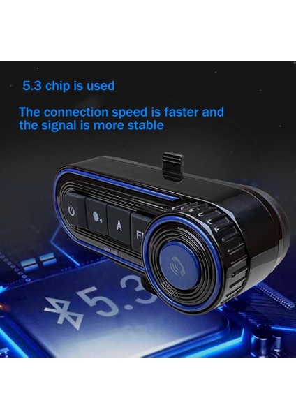 Motosiklet Kask Kulaklık Bisiklet Çağrı Eller Serbest Bluetooth5.3 Kulaklık Fm Fonksiyonlu Su Geçirmez Müzik Kulaklık (Yurt Dışından) indirimleri