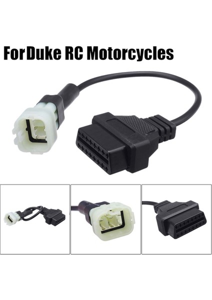 6 Pin Obd 16 Pin Adaptör Obd2 Arıza Teşhis Kablosu Rc 2011 - 2017 Motosikletler Için (Yurt Dışından) fiyatları