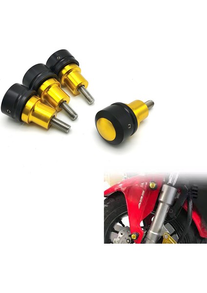 ADV150 NMAX155 Titanyum Için Motosiklet M6 Ön Vida 6mm (Yurt Dışından)