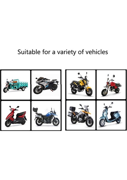 H6 BA20D Motosiklet Mini LED Prctor Ampuller Çift Renk Atv E-Bisikletler (Yurt Dışından)