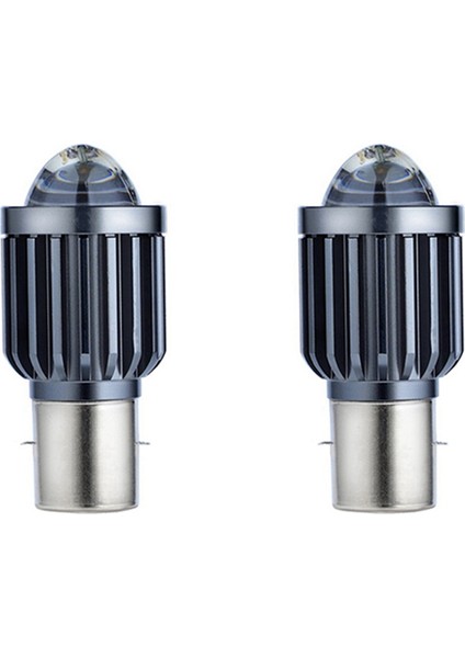 H6 BA20D Motosiklet Mini LED Prctor Ampuller Çift Renk Atv E-Bisikletler (Yurt Dışından)