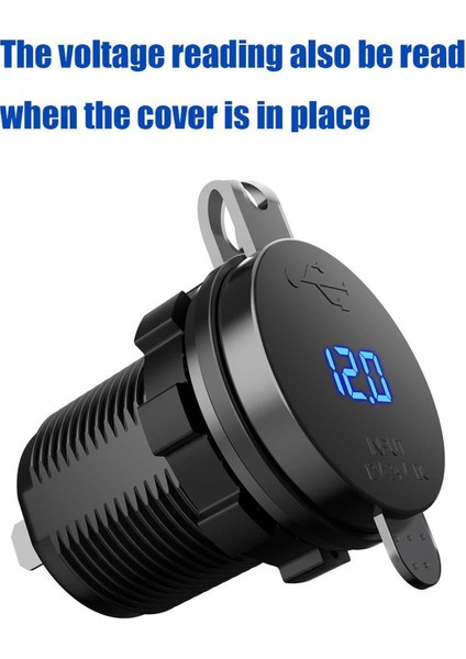 18W Hızlı Şarj 3.0 USB Araç Şarj Cihazı 48W Tip-C Pd Araba, Tekne, Karavan, Motosiklet Için Hızlı Şarj Priz Adaptörü (Yurt Dışından)