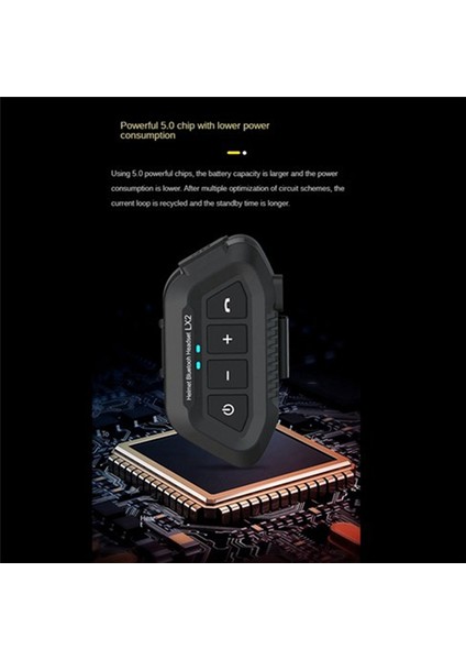 Lx2 Bluetooth5.0 Kask Kulaklığı A (Yurt Dışından)