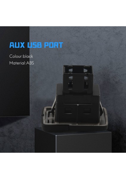 Panda Punto Blue ve Me Medya Oynatıcı Için USB Aux Şarjı (Yurt Dışından)