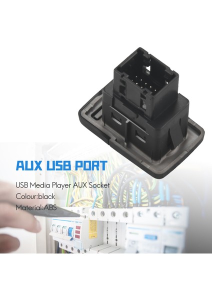 Panda Punto Blue ve Me Medya Oynatıcı Için USB Aux Şarjı (Yurt Dışından)
