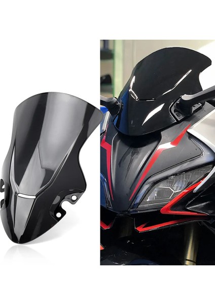 Motosiklet Ön Cam Deflektör Uzatma Kiti 450 450SR 450SR 2022 2023 Için Ön Cam Kaporta (Siyah) (Yurt Dışından) modelleri