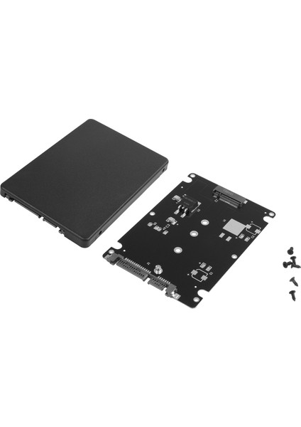B+M Anahtar Soketi 2 M.2 Ngff(Sata)Ssd - 2.5 Sata Adaptör Kartı ve Kılıf (Yurt Dışından)