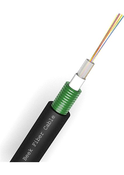 Dış Mekan Fiber Optik Kablosu, 48 Core, OS2, 9/125μ Singlemode, MultiTube, Armored Zırhlı/Shielded Beek Outdoor Fiber Optic Cable, 48 Core, OS2, 9/125µ Singlemode, MultiTube, Armored/Shielded