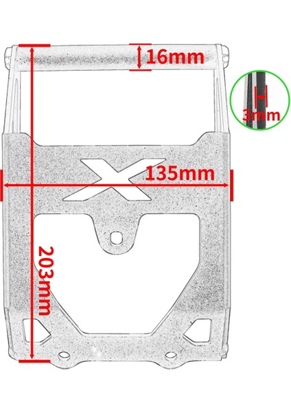 Desert x 2022-2023 Için Motosiklet Gps Montaj Navigasyon Braketi (Yurt Dışından)
