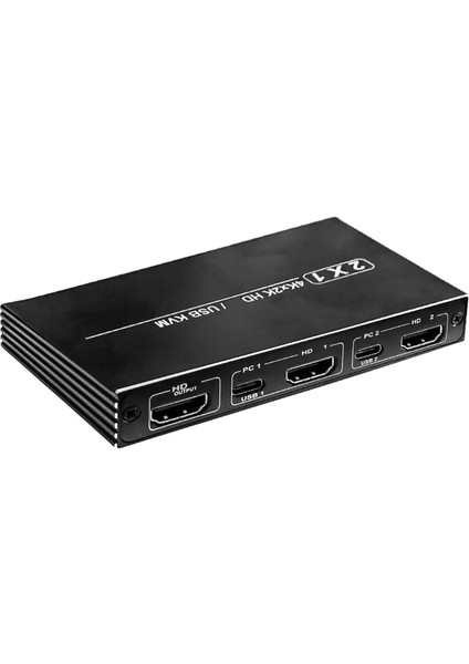 Bilgisayar Tv Proctor Için 4K 2'si 1 Arada Hızlı Switcher 1 Pc 2 Monitör (Yurt Dışından)