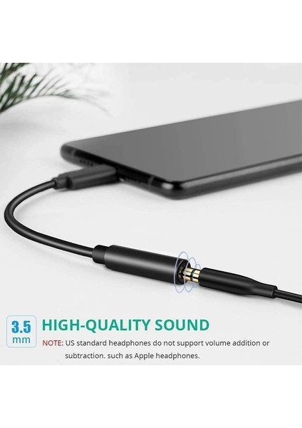 Type-C - 3,5mm Ses Adaptörü, USB Type C - 3,5mm Kulaklık Jakı (Yurt Dışından) fiyatları