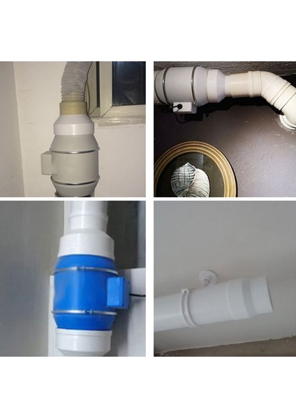 Havalandırma Borusu Redüktör Adaptör Borusu Hava Kanalı Adaptörü (110-100MM) (Yurt Dışından)