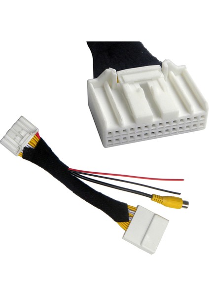 28 Pin Araba Rca Video Ters Kamera Dönüştürme Kablosu Adaptörü 2 Için (Yurt Dışından)